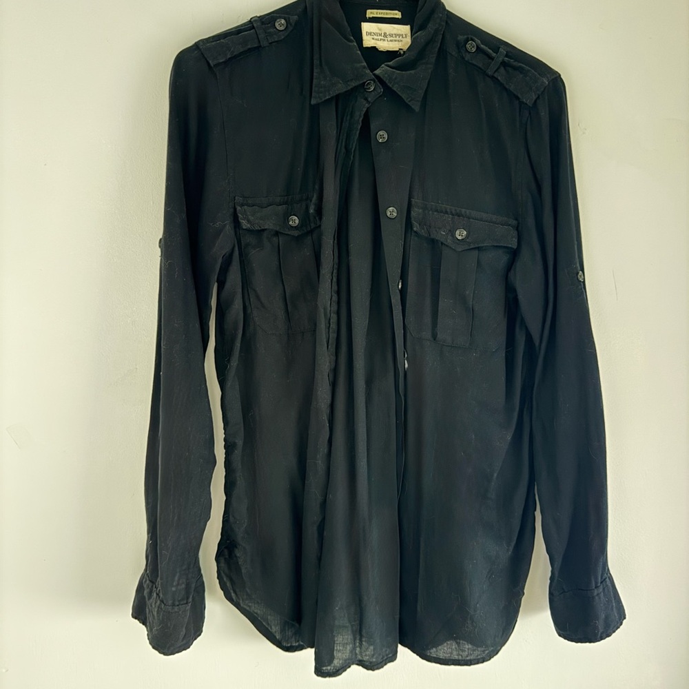 Denim & Supply Ralph Lauren Dark Button Down Shirt